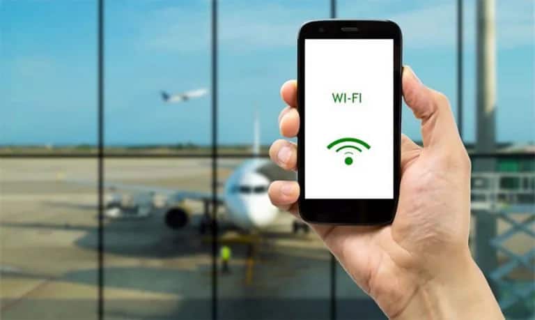 Flughafen-Free-WiFi