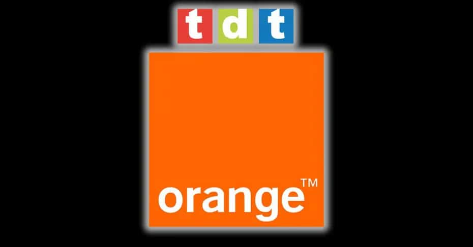 Оранжевый телевизор DTT