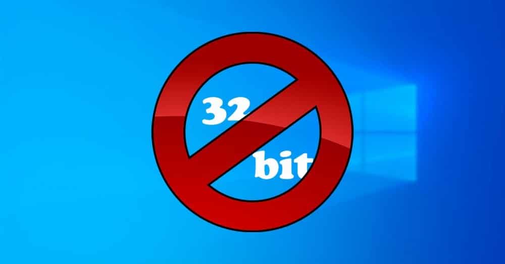 Bloquer 32 bits dans Windows 10: avantages, problèmes