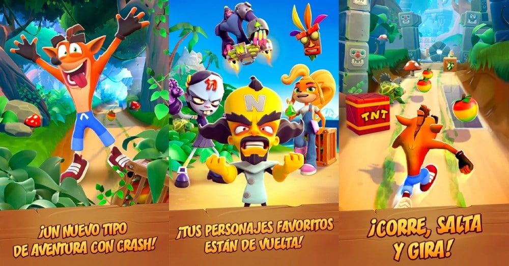 Crash Bandicoot pentru iOS și Android