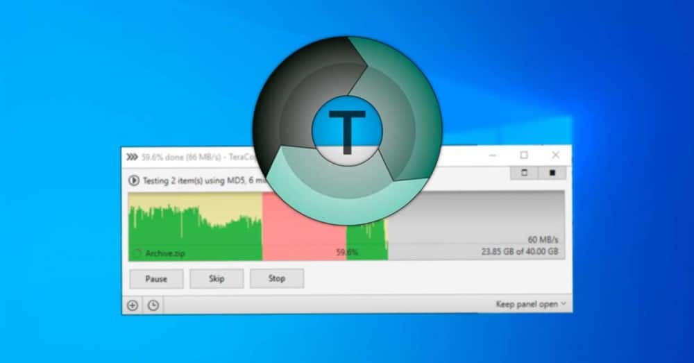 TeraCopy: programme pour copier des fichiers plus rapidement sous Windows