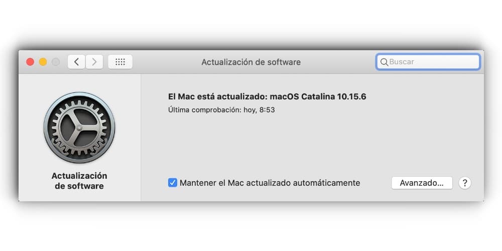 ซอฟต์แวร์ Actualizar macOS