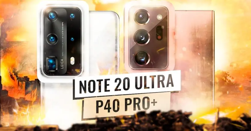 Samsung Galaxy Note 20 Ultra gegen Huawei P40 Pro Plus