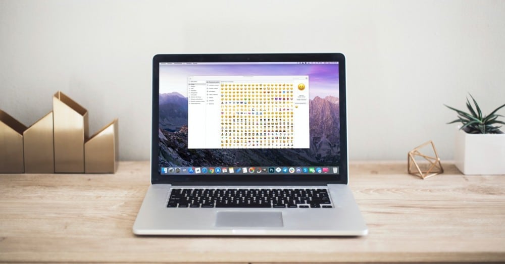 Utilizați Emojis pe Mac cu comandă rapidă de la tastatură