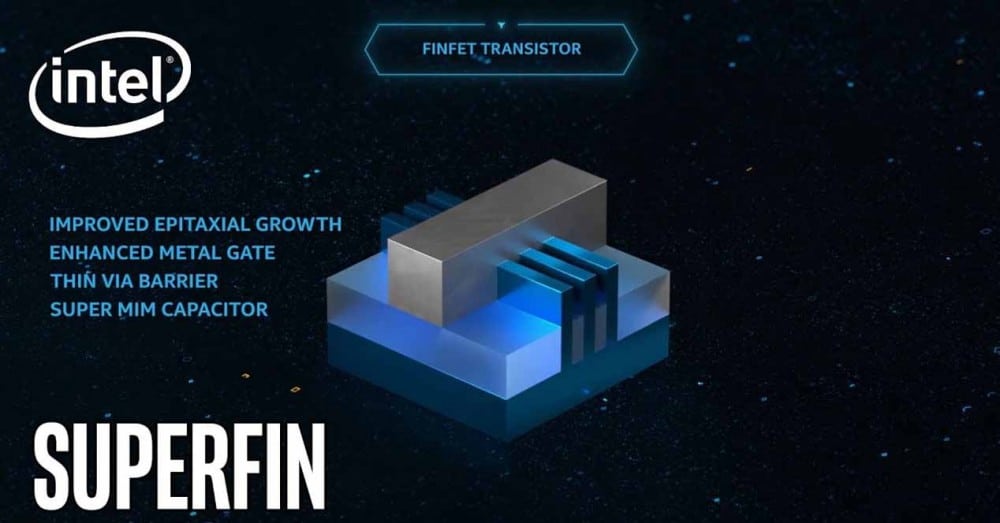 Intels 10-nm-SuperFin-Transistoren