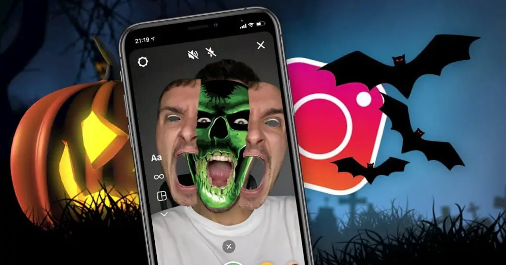 ハロウィーンのInstagramストーリーに最適なフィルター