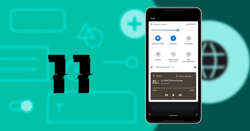 Ovládejte hudbu a multimediální obsah v systému Android 11