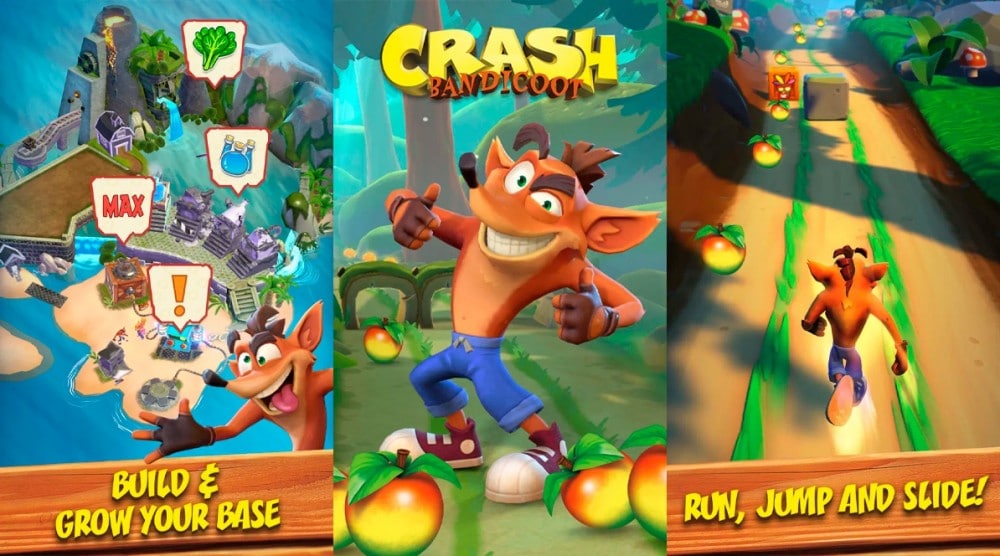 Crash Bandicoot: В бегах! для Android и iOS