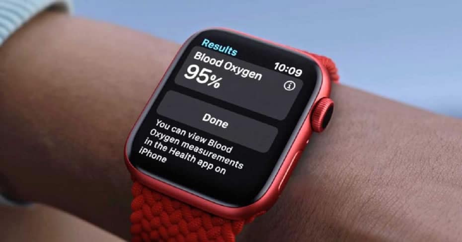 ความอิ่มตัวของออกซิเจนในเลือด Apple Watch