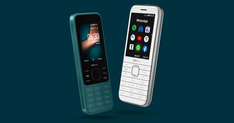 Nouveaux Nokia 8000 4G et Nokia 6300 4G