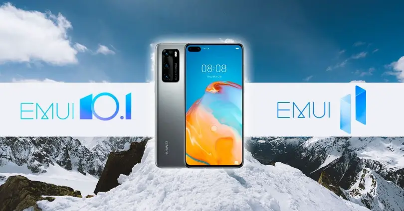 Huawei-telefoner uppdaterade EMUI 11 och EMUI 10.1
