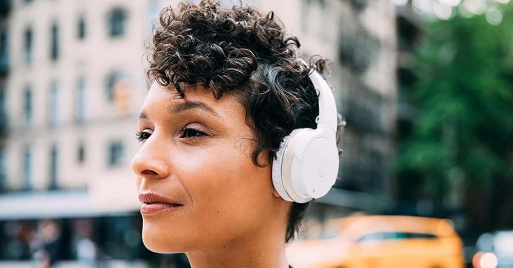 Bluetooth-hörlurar över örat