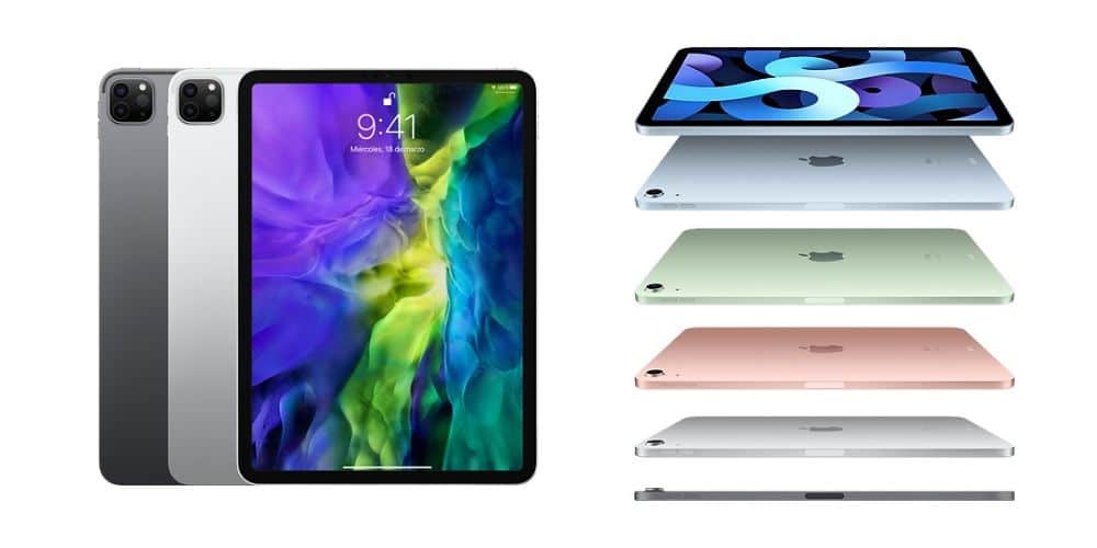 2020 iPad Air en 11-inch iPad Pro
