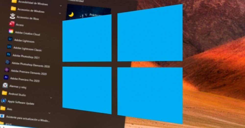 Windows 10 startmenyändringar