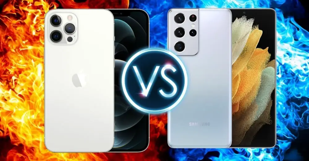 iPhone 12 Pro Max contre Samsung Galaxy S21 Ultra