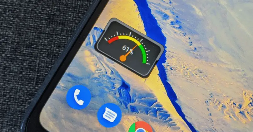 Ändra storlek på widgets på Android