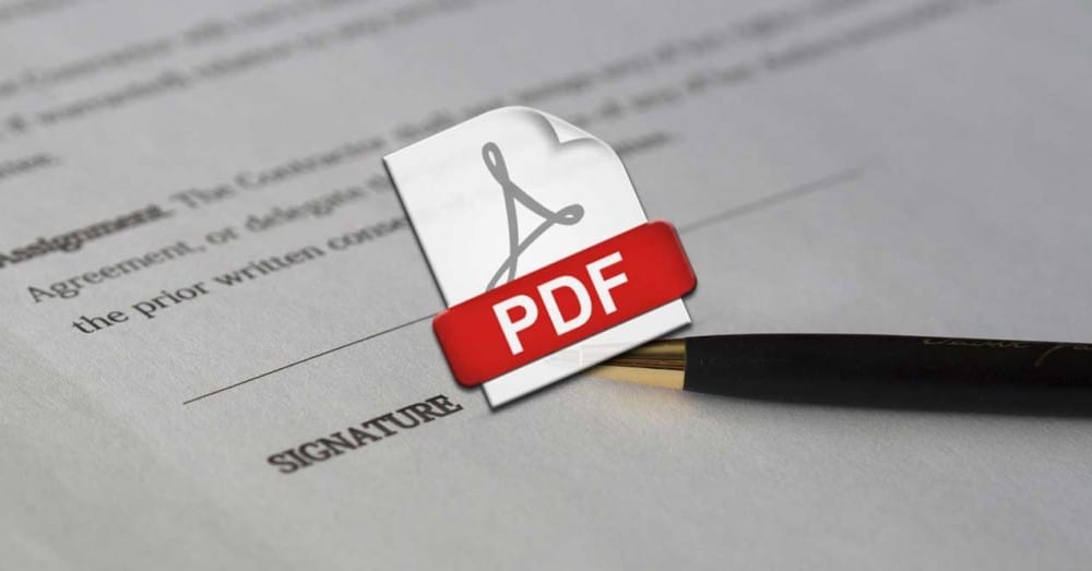 AdobeAcrobatを使用してPDFドキュメントにデジタル署名を追加する