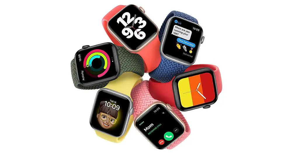 Usuários ativos do Apple Watch no início de 2021