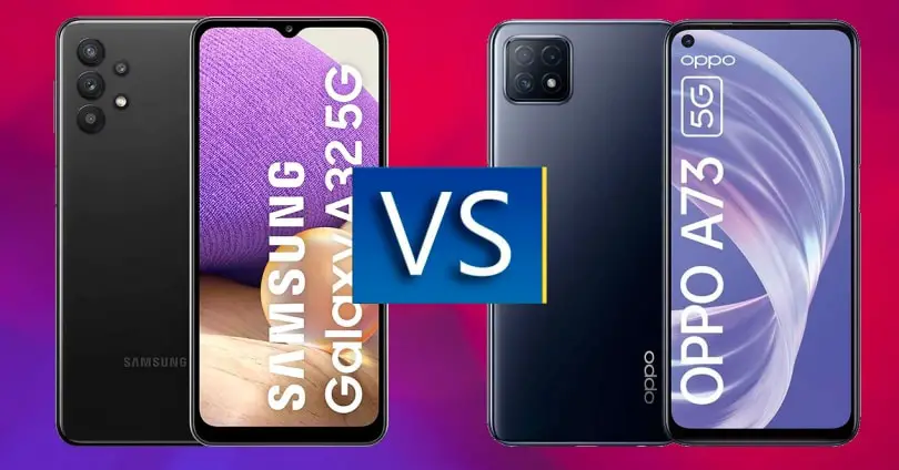 Samsung Galaxy A32 5G vs OPPO A73 5G