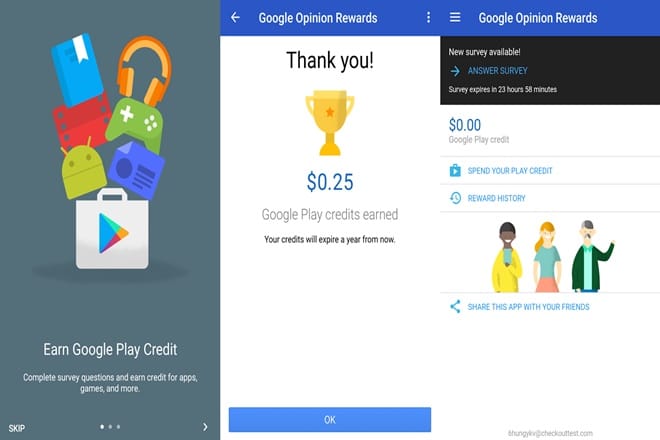 Google Opinion Rewards