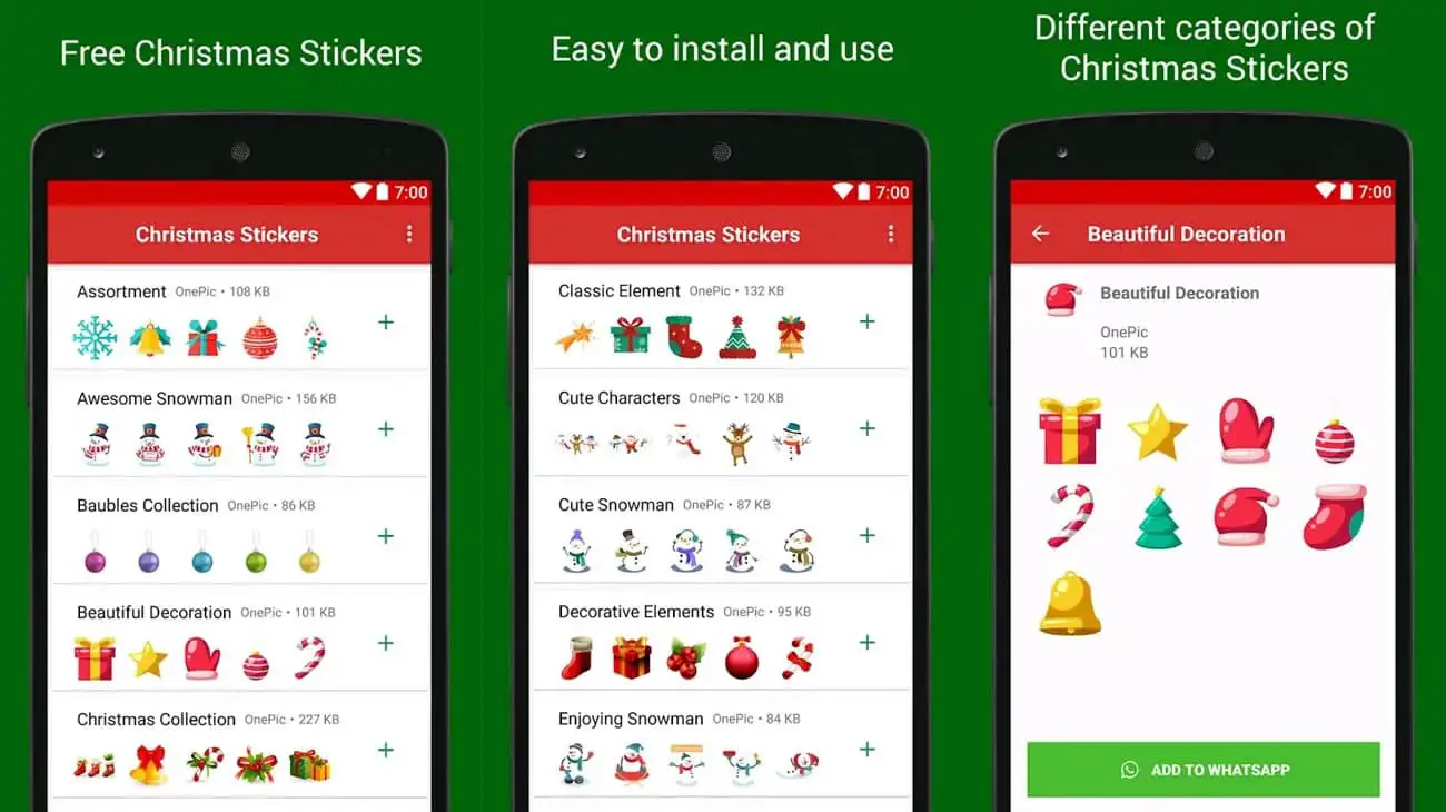 Whatsapp The Best Christmas And New Year Sticker Packages Itigic