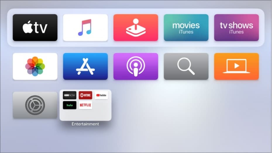 apple tv no app store