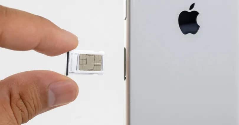 remove sim card iphone