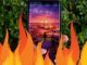 Zkontrolujte, zda nedošlo k popálení OLED obrazovky mobilního telefonu