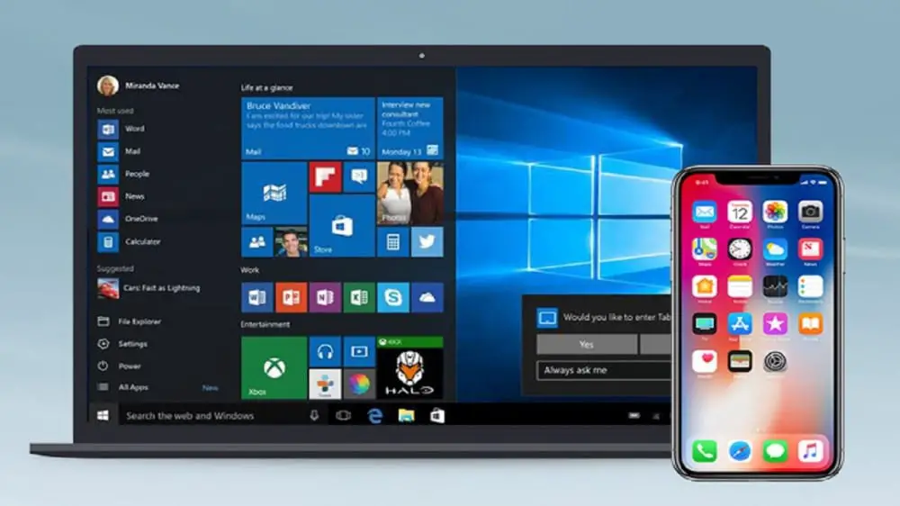 Synchronize an iPhone with Windows PC