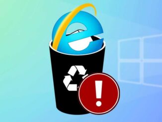 ถอนการติดตั้ง Internet Explorer ใน Windows 10