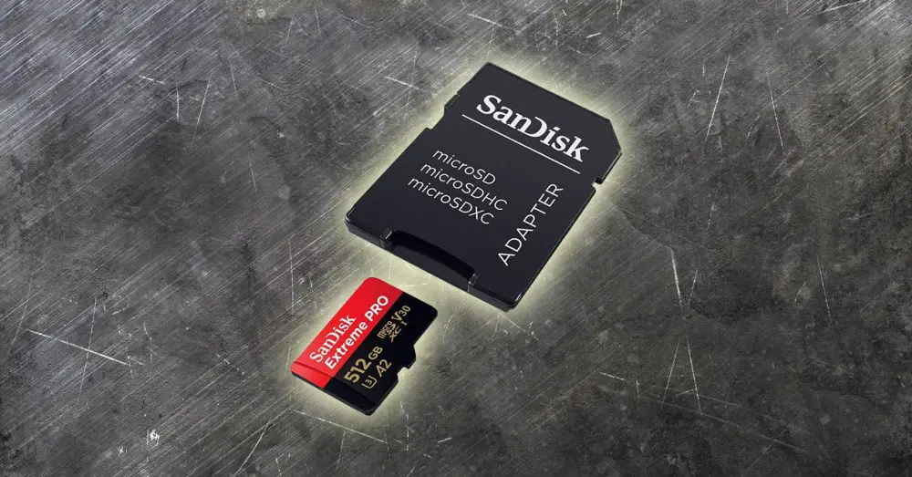 512 GB microSD for Mobile or Camera