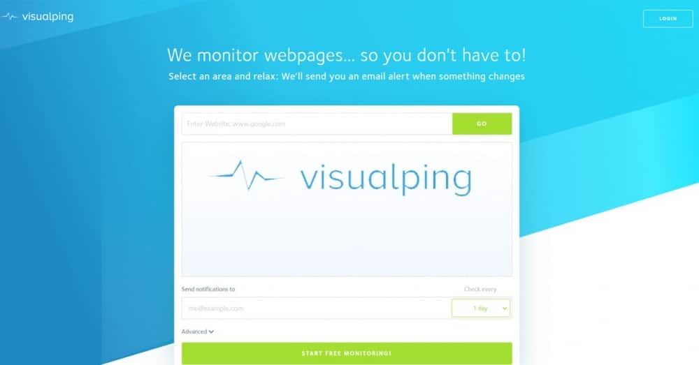 Monitor Changes in Websites with Visualping and Receive Alerts