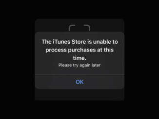 iTunes Error Message in iOS 13.6.1