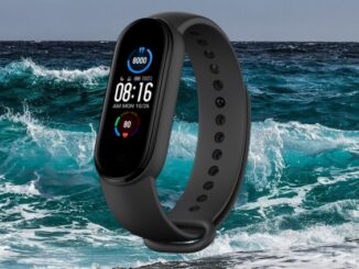 Se baigner dans la mer avec le Xiaomi Mi Band 5