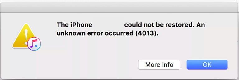 Error iPhone