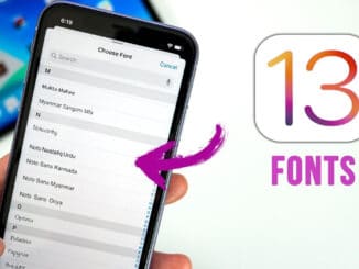 Install Fonts iOS