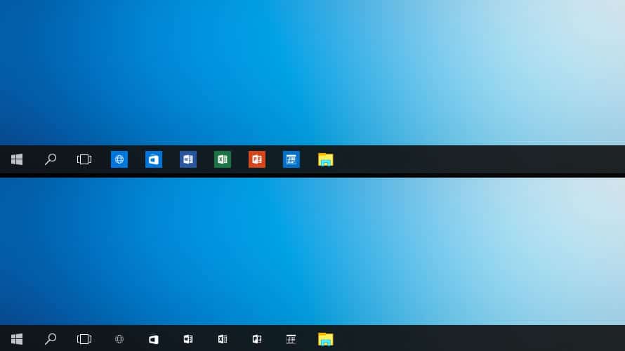 Taskbar icons