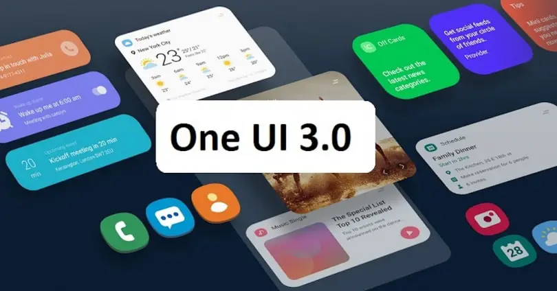 All Samsung Mobiles tol Be Updated to One Ui 3.0