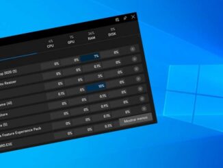 New Windows Game Bar Task Manager