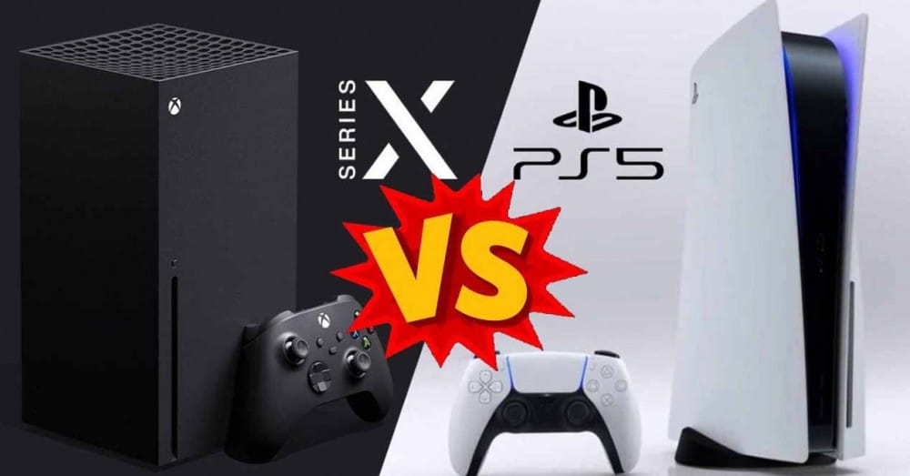 Comparison Xbox Series X vs PS5 Consoles