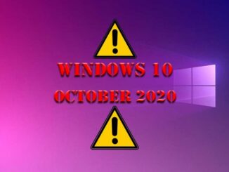 First Errors When Installing Windows 10 October 2020