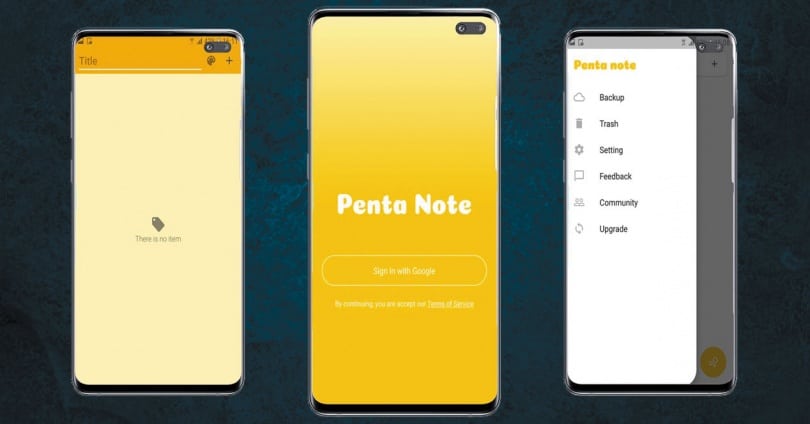PentaNote Android  App