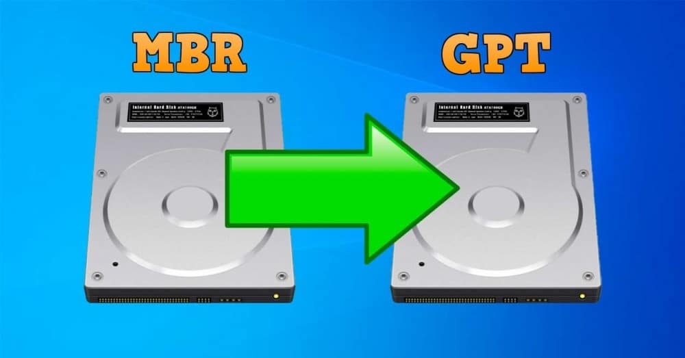 Convert MBR Disk to GPT