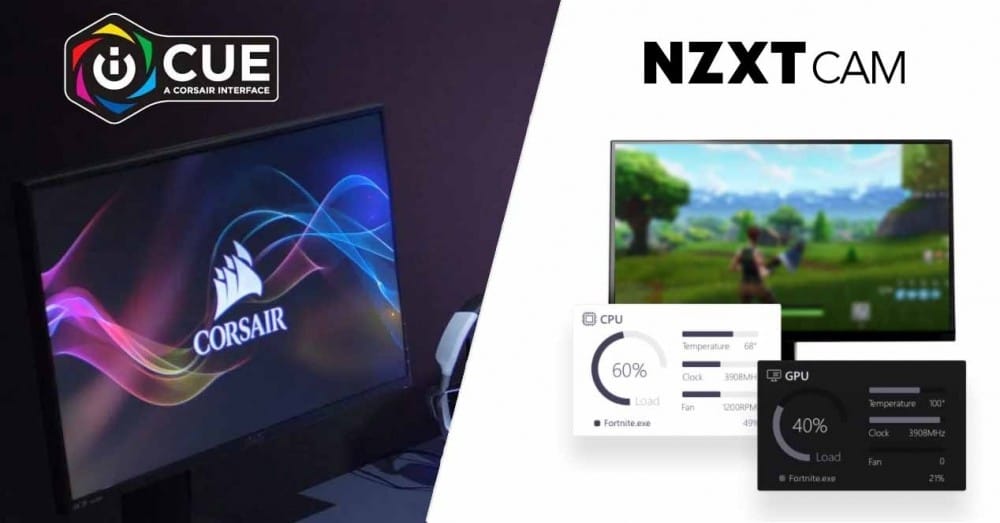 Câmera Corsair iCUE vs NZXT