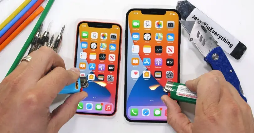 Resistance Test of the iPhone 12 Mini