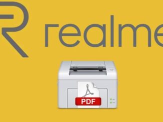Lagre et nettsted som PDF og skriv ut Realme