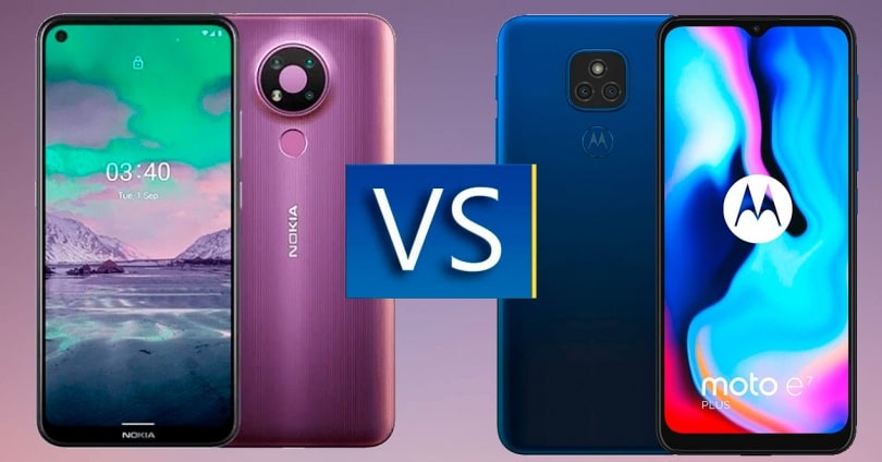 Nokia 3.4 vs Motorola Moto E7 Plus