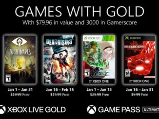 Jogos Xbox grátis com ouro em janeiro