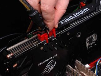 Ström PCIe-kontakter på GPU