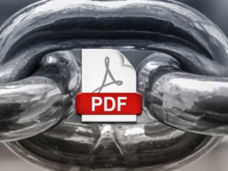 حماية المستندات بتنسيق PDF
